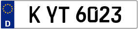 Truck License Plate